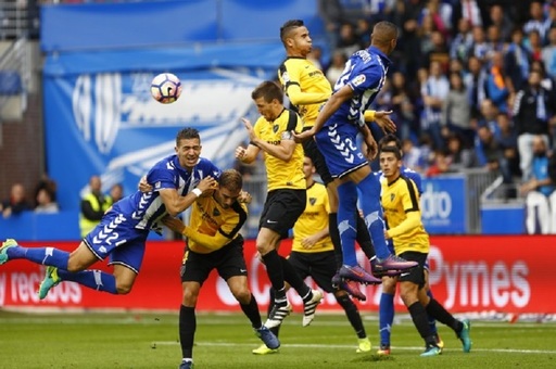 Deportivo Alaves şi Malaga au remizat, scor 1-1, în La Liga. Cele două echipe au avut câte un jucător eliminat