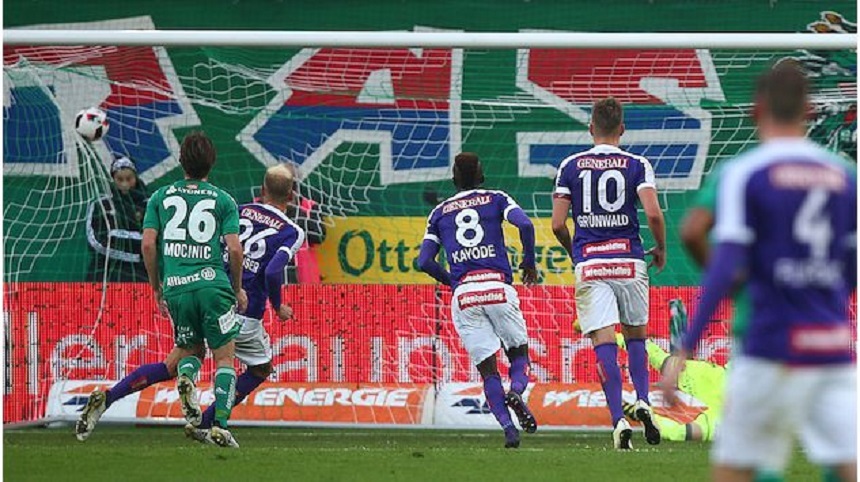 Victorie pentru Austria Viena în derbiul cu Rapid, scor 2-0, în campionatul Austriei