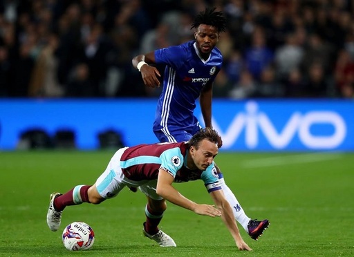 West Ham United a eliminat-o pe Chelsea în optimile Cupei Ligii Angliei, scor 2-1