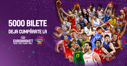 Peste 5.000 de bilete vândute la meciurile de la CE 2017 de baschet masculin, grupa de la Cluj-Napoca