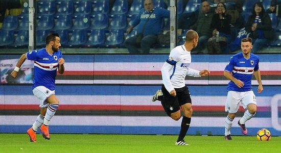 Sampdoria Genova a învins Inter Milano, scor 1-0, în Serie A