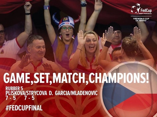 Cehia a învins Franţa, scor 3-2, şi câştigat pentru a zecea oară Fed Cup