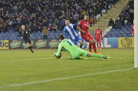 CS Universitatea Craiova a fost învinsă de Astra Giurgiu, scor 1-0, şi a rămas la trei puncte în urma liderului Steaua
