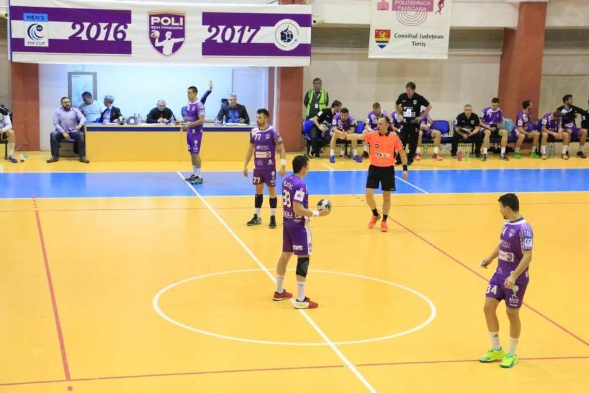 Poli Timişoara a ratat calificarea în grupele Cupei EHF la handbal masculin