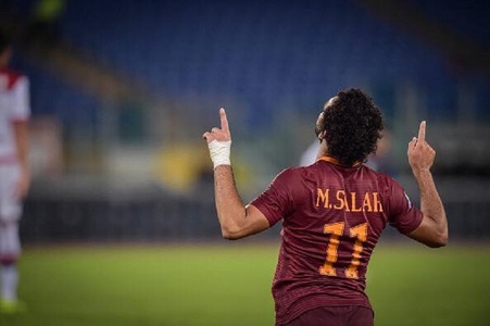 Mohamed Salah va fi indisponibil trei săptămâni. Egipteanul nu va juca pentru AS Roma împotriva Astrei Giurgiu
