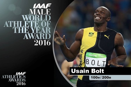 Usain Bolt a fost ales pentru a şasea oară atletul anului. Almaz Ayana, desemnată cea mai bună atletă
