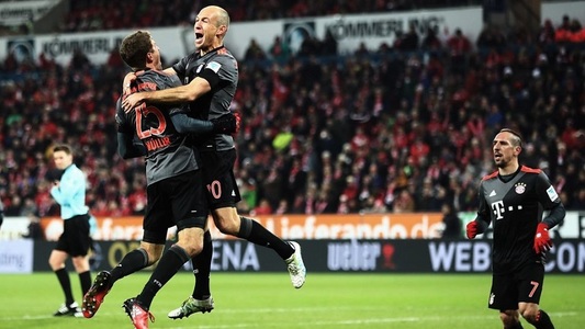 Bayern Munchen s-a impus cu scorul de 3-1 în meciul cu Mainz, revenind după ce a fost condusă cu 1-0