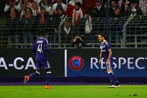Nicolae Stanciu a înscris un gol şi a fost eliminat la meciul Kortrijk - Anderlecht
