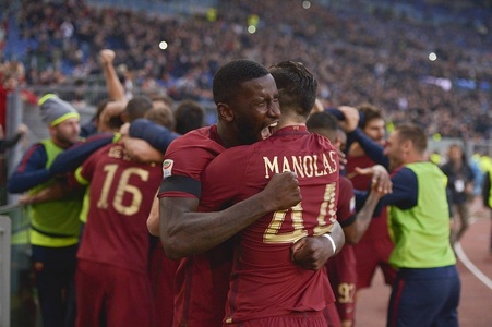 AS Roma a învins Lazio, scor 2-0, înaintea meciului cu Astra Giurgiu