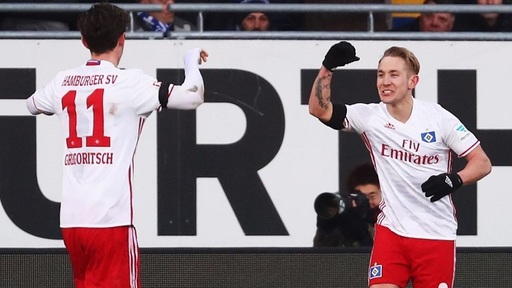 Hamburger SV a obţinut prima victorie din acest sezon, scor 2-0 cu Darmstadt