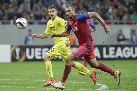 Steaua a fost învinsă de Villarreal, scor 2-1, şi a ratat calificarea în 16-imile Ligii Europa