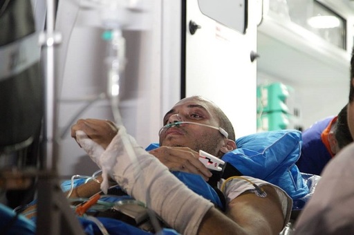 Neto, supravieţuitor al accidentului aviatic în care a murit aproape toată echipa Chapecoense, a revenit în Brazilia - FOTO