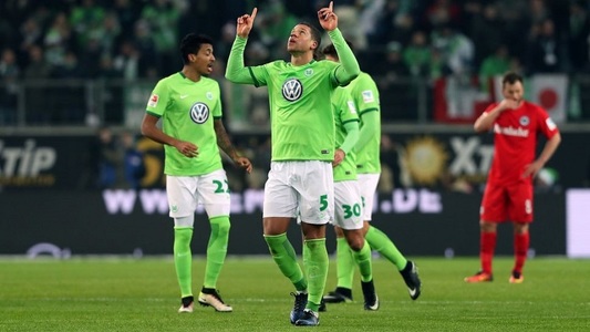 Wolfsburg a obţinut prima victorie de pe teren propriu din acest sezon, scor 1-0 cu Eintracht Frankfurt
