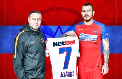 FC Steaua a oficializat transferul lui Alibec. Fostul jucător al Astrei Giurgiu a semnat pe patru sezoane şi va purta tricoul cu numărul 7