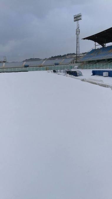 Meciul Pescara - AC Fiorentina a fost amânat din cauza zăpezii
