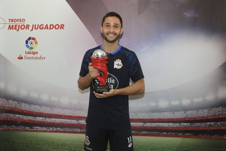 Florin Andone l-a învins pe Lionel Messi şi a fost desemnat jucătorul lunii decembrie în Primera Division