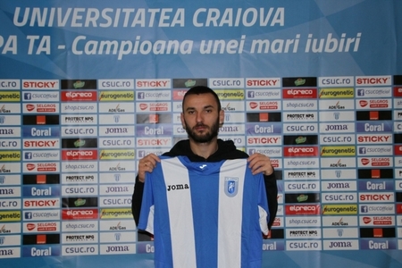 Radoslav Dimitrov a semnat un contract pe doi ani şi jumătate cu CS Universitatea Craiova