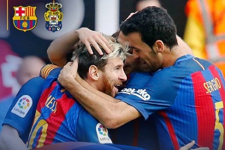 FC Barcelona a învins cu scorul de 5-0 echipa Las Palmas; Neymar a fost rezervă pentru prima dată după un an