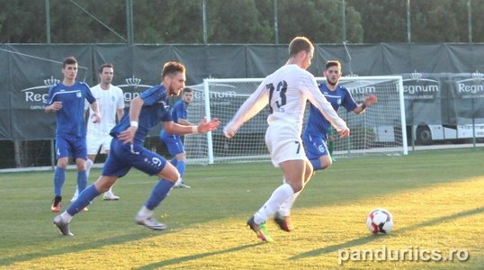 Pandurii Târgu Jiu a remizat cu Krîlia Sovetov Samara, scor 2-2, într-un meci amical