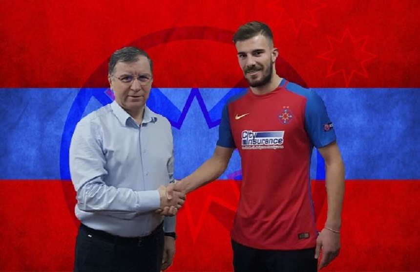 Mihai Bălaşa a semnat un contract pe cinci ani cu FC Steaua: "Sper să nu dezamăgesc"