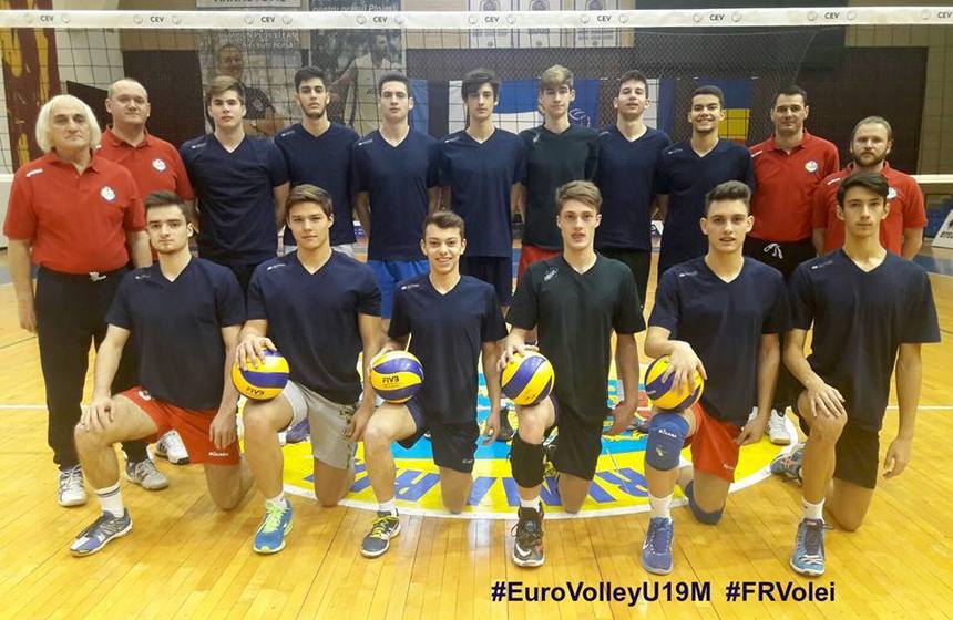 Slovacia, Cehia, Turcia, Finlanda şi Franţa, adversarele naţionalei de volei masculin U19 a României la CE din 2017