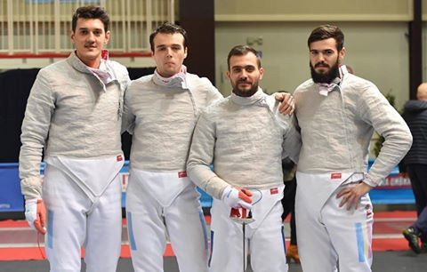 Dinamo Bucureşti, medalie de argint la Cupa Europei intercluburi la sabie masculin