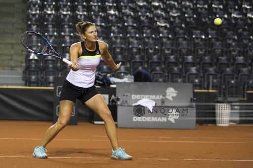 Irina Begu - Elise Mertens, în primul meci de duminică al întâlnirii de FedCup dintre România şi Belgia