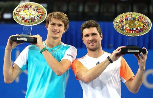 Alexander Zverev a câştigat şi proba de dublu la Montpellier, alături de fratele său Mischa