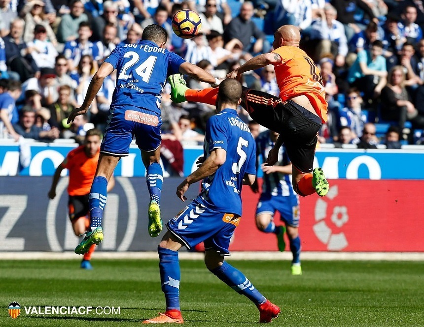 Deportivo Alaves a învins Valencia cu scorul de 2-1, după ce a fost condusă cu 1-0