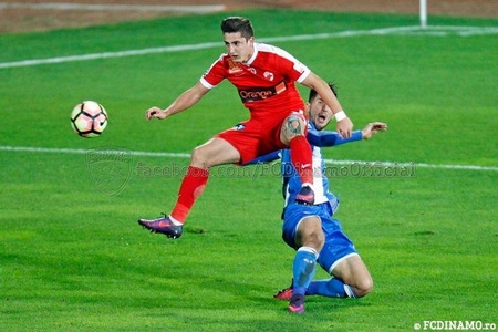 Dinamo a învins CSU Craiova, scor 2-1, în etapa XXV a Ligii I