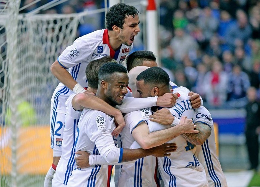 Victorie cu scorul de 5-0 pentru Olympique Lyon în faţa echipei FC Metz, în Ligue 1