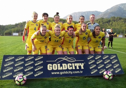 România a învins Turcia, scor 3-1, la turneul de fotbal feminin Gold City Cup