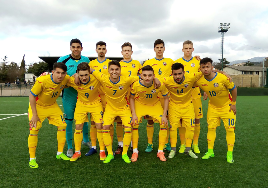 Naţionala under-18 a României a fost învinsă de Albania, scor 2-0, în finala turneului Roma Caput Mundi