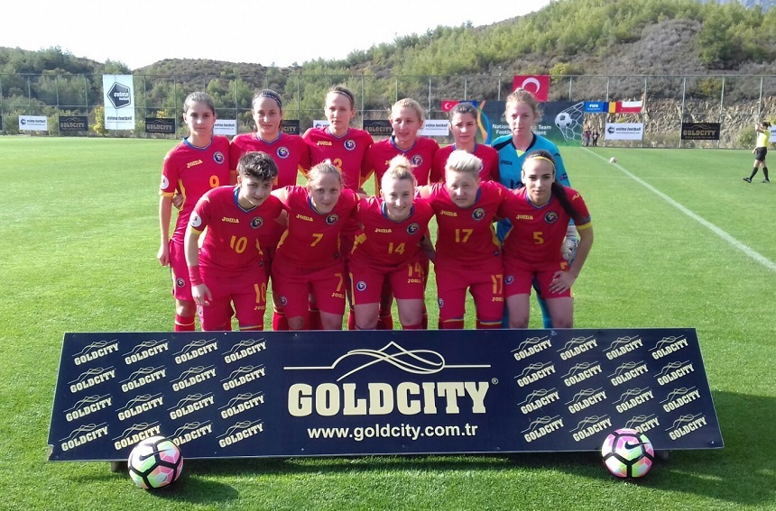 România a remizat cu Polonia, scor 2-2, în al treilea meci de la turneul de fotbal feminin Gold City Cup