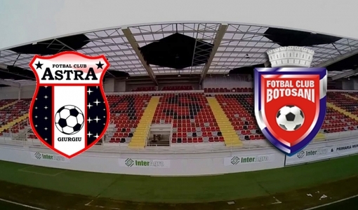 Astra a învins FC Botoşani, scor 3-0, în ultima etapă a sezonului regulat din Liga I; Giurgiuvenii încep play-off-ul de pe locul trei