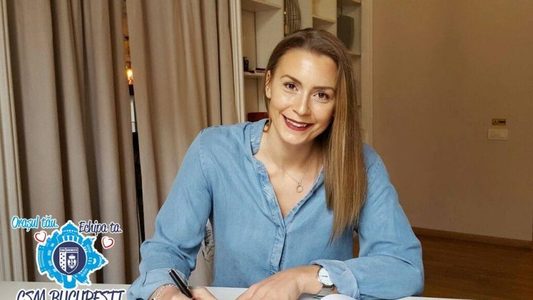 Isabelle Gullden a semnat prelungirea contractului cu CSM Bucureşti, campioana României la handbal