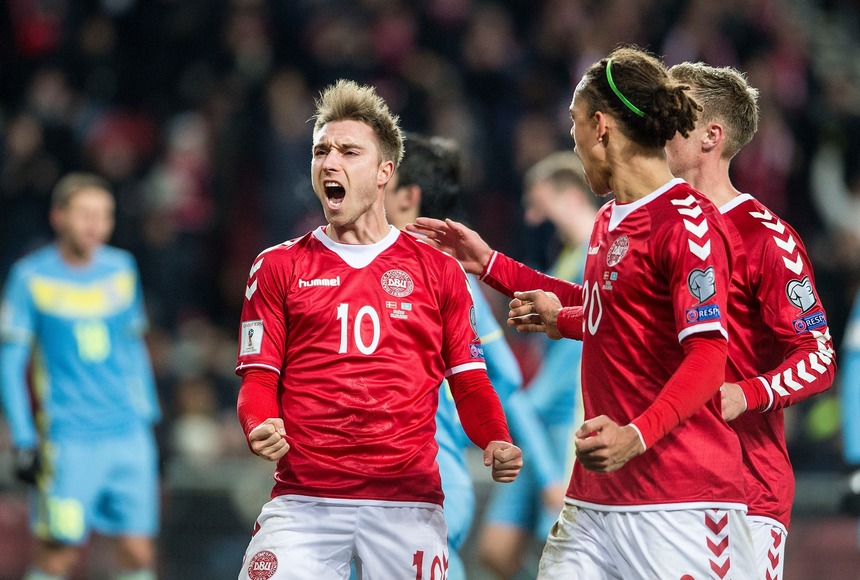Lotul Danemarcei pentru meciul cu România, din preliminariile CM-2018