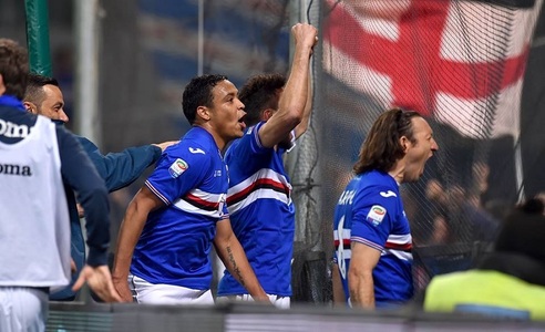 Sampdoria a învins Genoa, scor 1-0, în Serie A, al şaptelea său joc consecutiv fără înfrângere