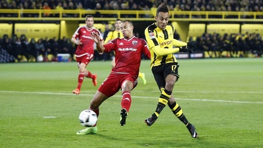 Victorie pentru Borussia Dortmund în Bundesliga. Aubameyang a înscris în acest sezon 23 de goluri, câte are întreaga echipă Ingolstadt