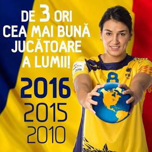 Cristina Neagu va fi premiată, duminică, de FRH şi COSR la meciul amical România - Spania