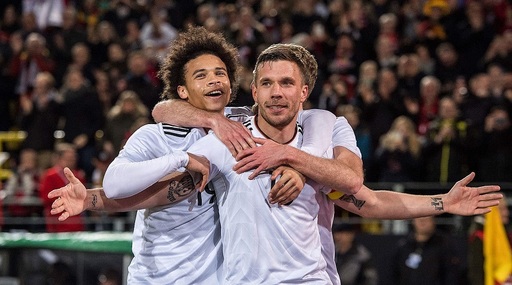 Podolski a marcat în ultimul său meci la naţionala Germaniei, scor 1-0 cu Anglia
