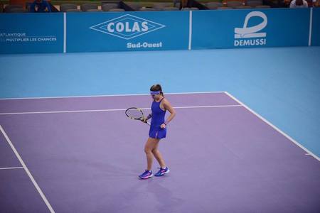 Meciul Sorana Cîrstea - Anastasija Sevastova a fost întrerupt în primul set la scorul de 6-4 în tie-break