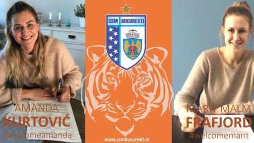 Frafjord şi Kurtovici, handbaliste din naţionala Norvegiei, transferate de CSM Bucureşti