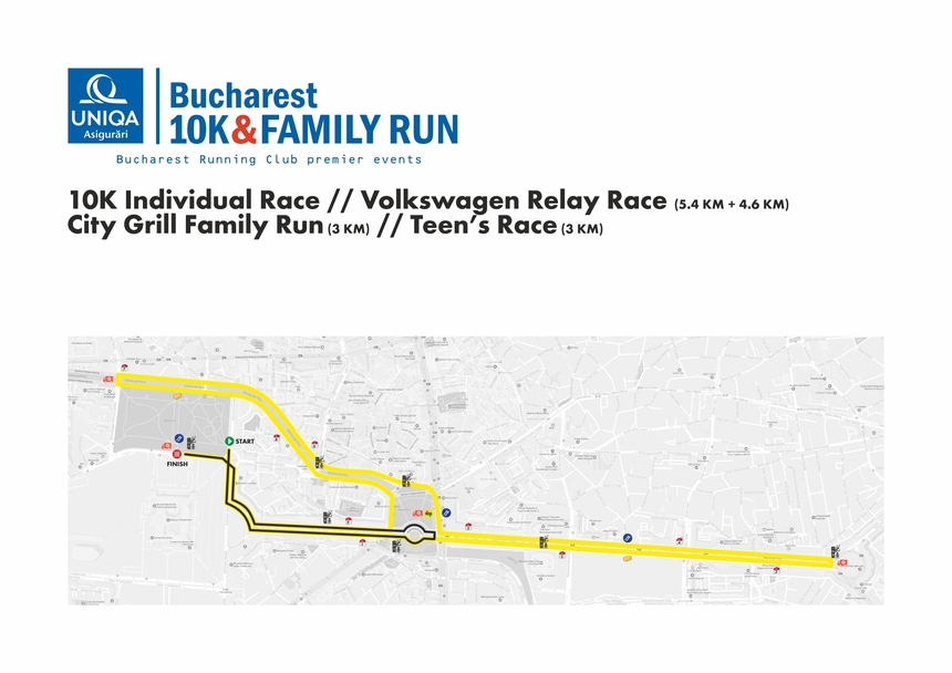 Trafic restricţionat în Bucureşti cu ocazia Bucharest 10K & Family Run