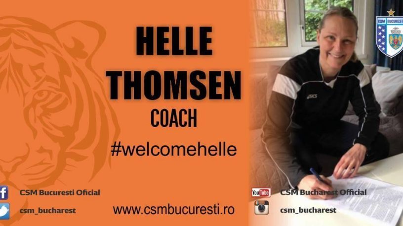 Daneza Helle Thomsen, noul antrenor al campioanei la handbal feminin CSM Bucureşti