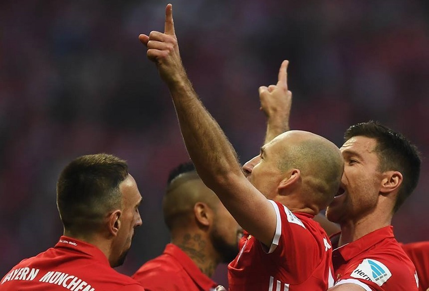 Bayern Munchen s-a impus cu scorul de 4-1 în faţa Borussiei Dortmund, în Bundesliga