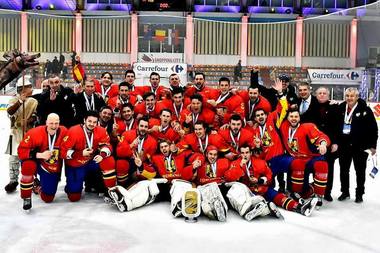 România a învins Spania, scor 6-0, şi a promovat în grupa valorică IB la hochei pe gheaţă