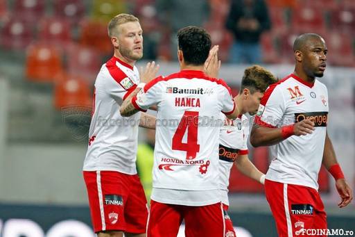Dinamo a învins Astra cu scorul de 2-1, în Liga I. Dinamoviştii au marcat golurile într-un interval de două minute