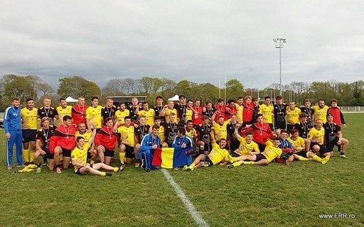 Echipa under 18 a României a obţinut medalia de bronz la Rugby Europe U18 Trophy
