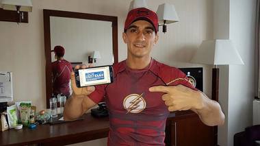 Abonament la  Campionatul European de gimnastică, oferit de Marian Drăgulescu în schimbul mesajelor de încurajare pentru sportivii români